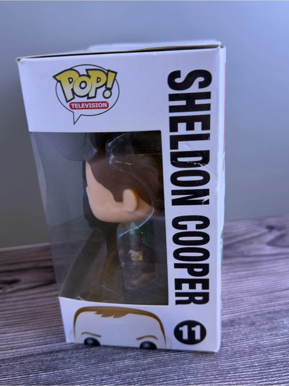 Funko Pop Sheldon Cooper #11 Big Bang Theory Green Lantern 2012 Vaulted